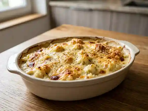 Gratin de chou-fleur fondant et muscadé - Photo de présentation