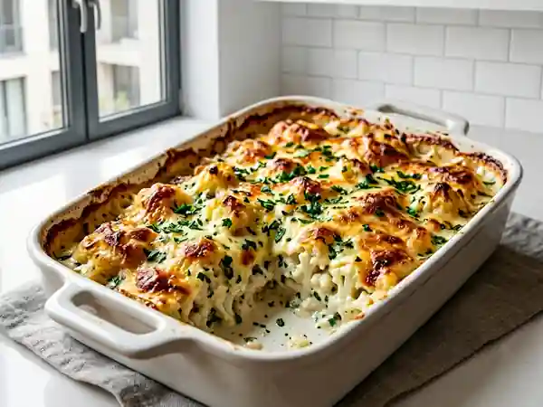 Gratin de chou-fleur fondant et persillé - Photo de présentation