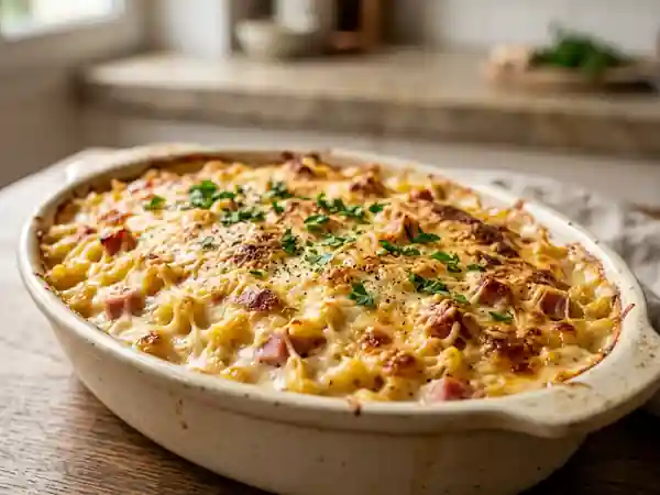 Coquillettes au jambon ultra-crémeuses - Photo de présentation