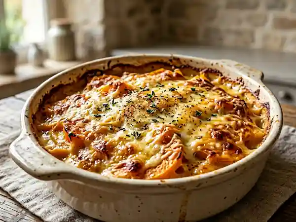 Gratin de butternut fondant et gratiné - Photo de présentation