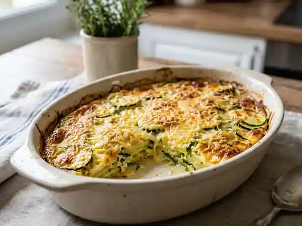 Gratin de courgettes fondant express - Photo de présentation