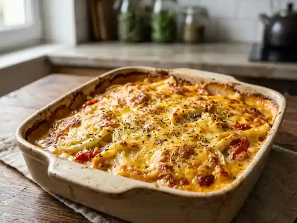 Gratin de fenouil fondant à la tomate - Photo de présentation