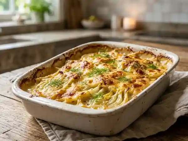 Gratin de fenouil crémeux et facile à préparer - Photo de présentation