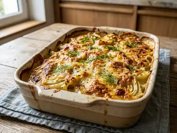 Gratin de fenouil fondant et savoureux - Photo de présentation