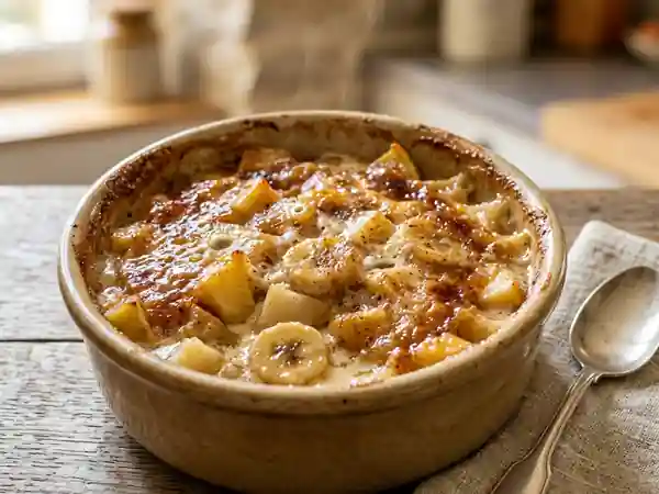 Gratin de fruits express au four - Photo de présentation