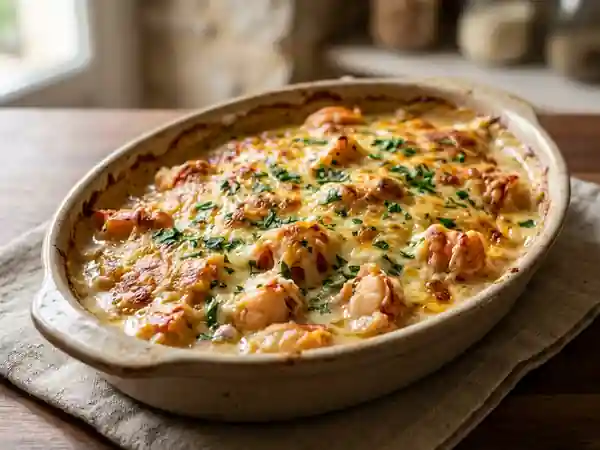 Langoustes gratinées à la crème d'ail - Photo de présentation