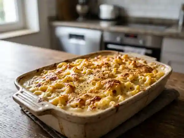 Macaronis fondants au Comté et Emmental - Photo de présentation