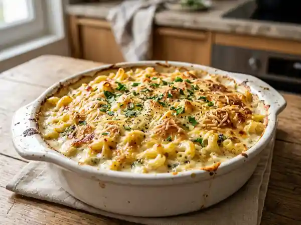 Macaronis fondants au Boursin - Photo de présentation