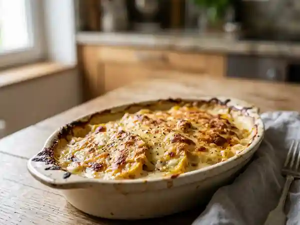 Gratin de Pâtisson Fondant à la Muscade - Photo de présentation