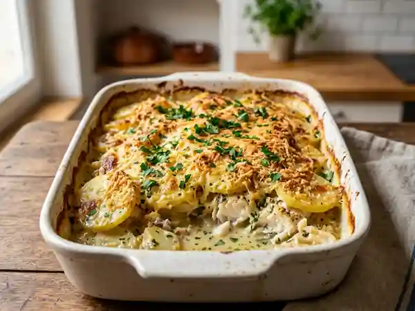 Gratin de poisson savoureux et facile à préparer - Photo de présentation