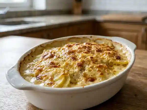 Gratin de pommes de terre fondant express - Photo de présentation