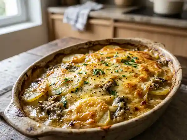Gratin de sardines au Reblochon fondant - Photo de présentation