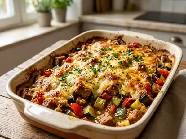 Gratin de Seitan aux Légumes du Soleil - Photo de présentation