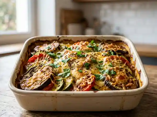 Gratin d'été aux saveurs orientales : recette facile et savoureuse - Photo de présentation