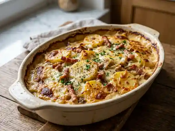 Gratin du Paresseux : Recette Facile et Gourmande pour Une Personne - Photo de présentation