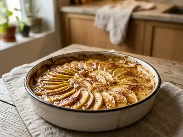 Gratin Fondant Pommes-Poires à la Cannelle - Photo de présentation