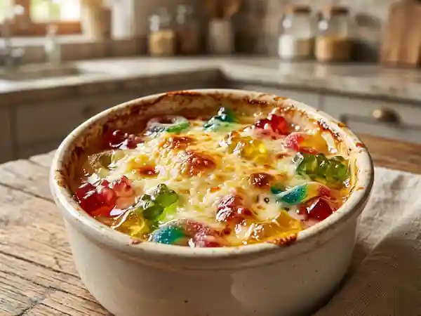 Gratin gourmand aux bonbons fondants - Photo de présentation