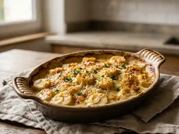 Cœurs de palmier fondants au gratin - Photo de présentation