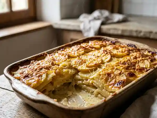 Gratin gourmand pommes de terre et pommes fruit d'Esme - Photo de présentation