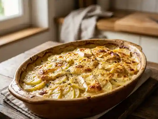 Gratin Normand Crémeux aux Pommes de Terre et Camembert - Photo de présentation