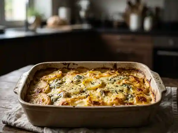 Gratin fondant à la Fourme d'Ambert - Photo de présentation