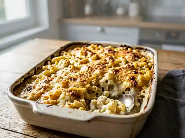 Macaronis Crémeux au Chou-fleur Gratinés - Photo de présentation