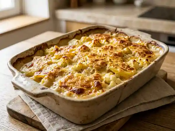 Gratin Savoureux de Pommes de Terre et Chou-Fleur - Photo de présentation