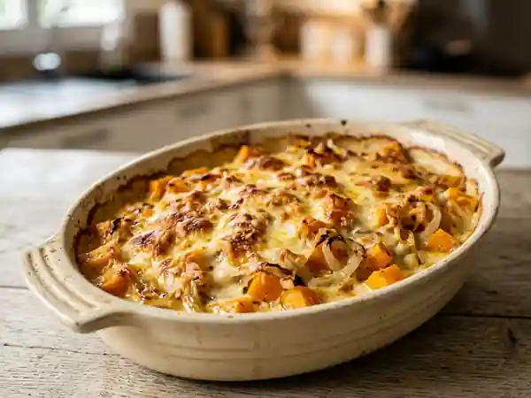 Gratin de potiron fondant au comté fruité - Photo de présentation