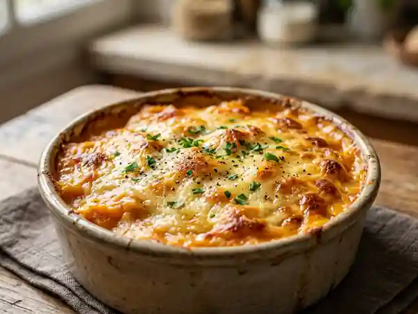 Gratin de purée fondant carotte et muscade - Photo de présentation