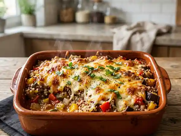 Quinoa gratiné à la ratatouille fondante - Photo de présentation