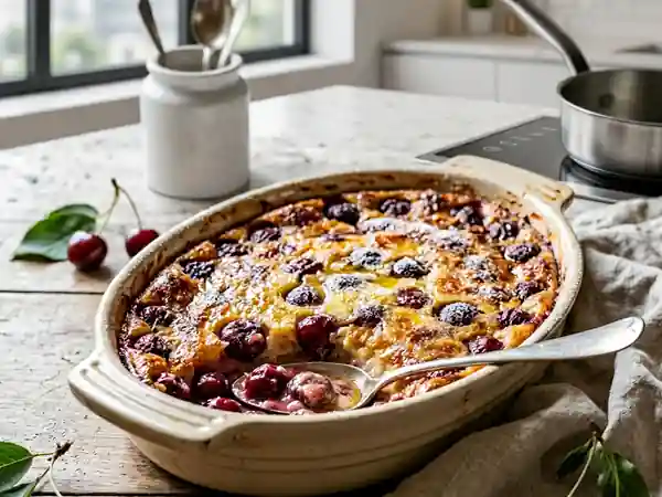 Gratinée de cerises fondante et gourmande - Photo de présentation