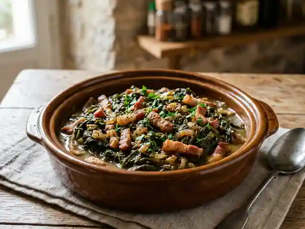 Groin d’âne fondant aux lardons fumés - Photo de présentation