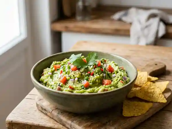 Guacamole crémeux à la coriandre fraîche - Photo de présentation