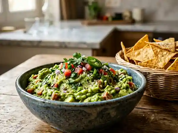 Guacamole crémeux et piquant - Photo de présentation