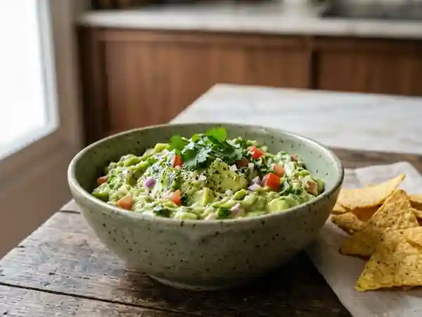 Guacamole crémeux au yaourt : recette facile et rapide - Photo de présentation