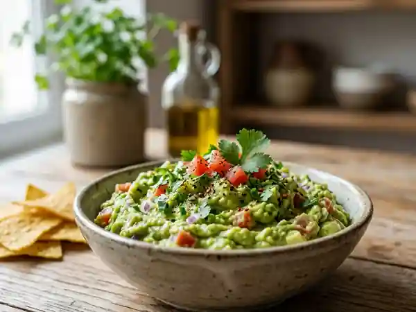 Guacamole onctueux et piquant à la coriandre - Photo de présentation