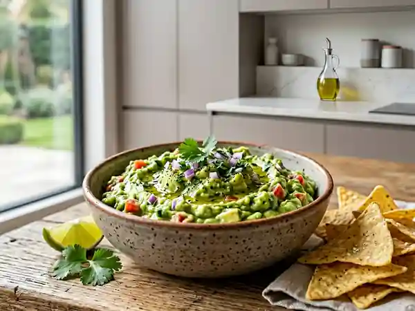 Guacamole onctueux à la coriandre fraîche - Photo de présentation