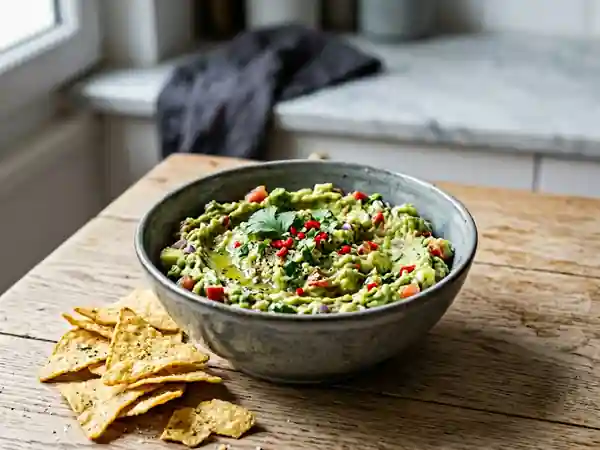 Guacamole onctueux et piquant à la coriandre - Photo de présentation