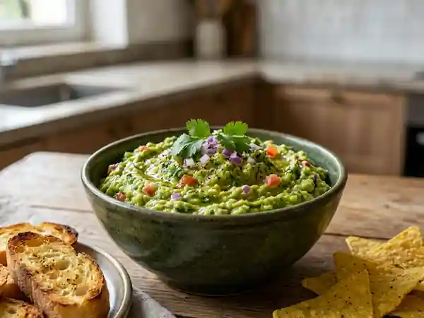 Guacamole onctueux et piquant à la moutarde - Photo de présentation