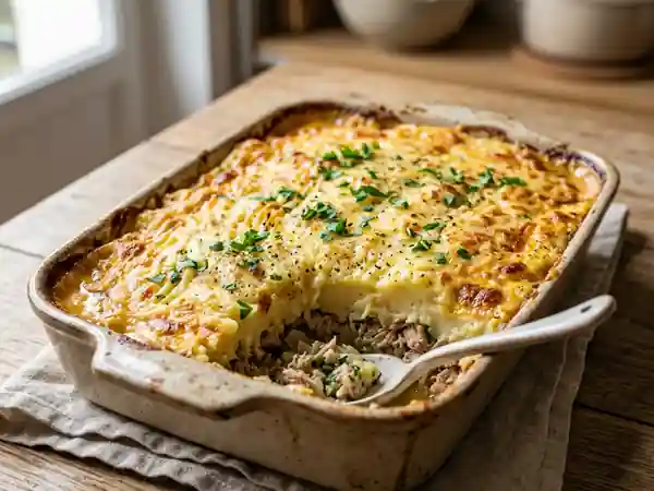Hachis Parmentier au Thon : Plat Facile et Savoureux - Photo de présentation