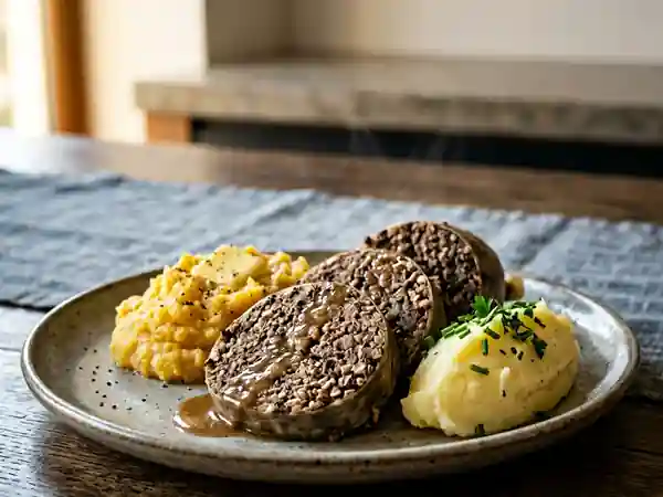Haggis Écossais Authentique, Épicé et Fondant - Photo de présentation