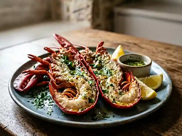Homard breton rôti au beurre salé - Photo de présentation