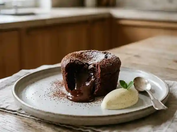 Japonais au chocolat intense et fondant - Photo de présentation