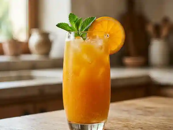 Jus de fruits frais maison revitalisant - Photo de présentation