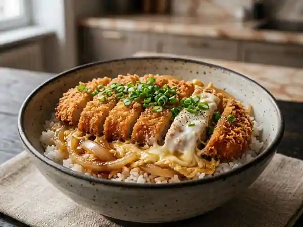 Katsudon croustillant et œuf soyeux - Photo de présentation