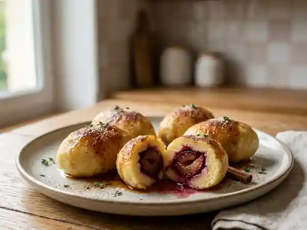 Knödels aux quetsches et beurre noisette - Photo de présentation