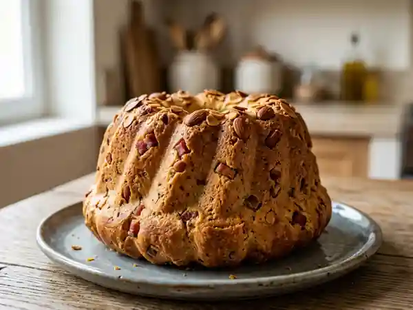 Kougelhopf salé traditionnel d'Alsace : recette facile et gourmande - Photo de présentation