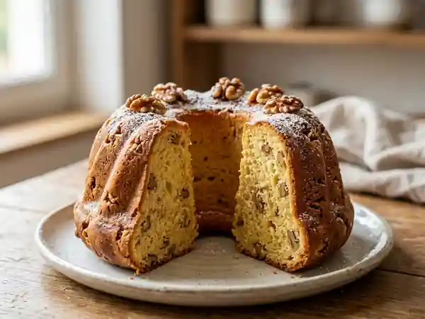 Kouglof Moelleux aux Noix Croquantes - Photo de présentation