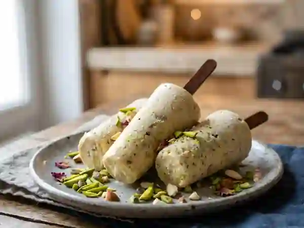 Kulfi fondant à la pistache et cardamome - Photo de présentation