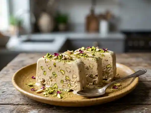 Kulfi fondant pistache et cardamome - Photo de présentation